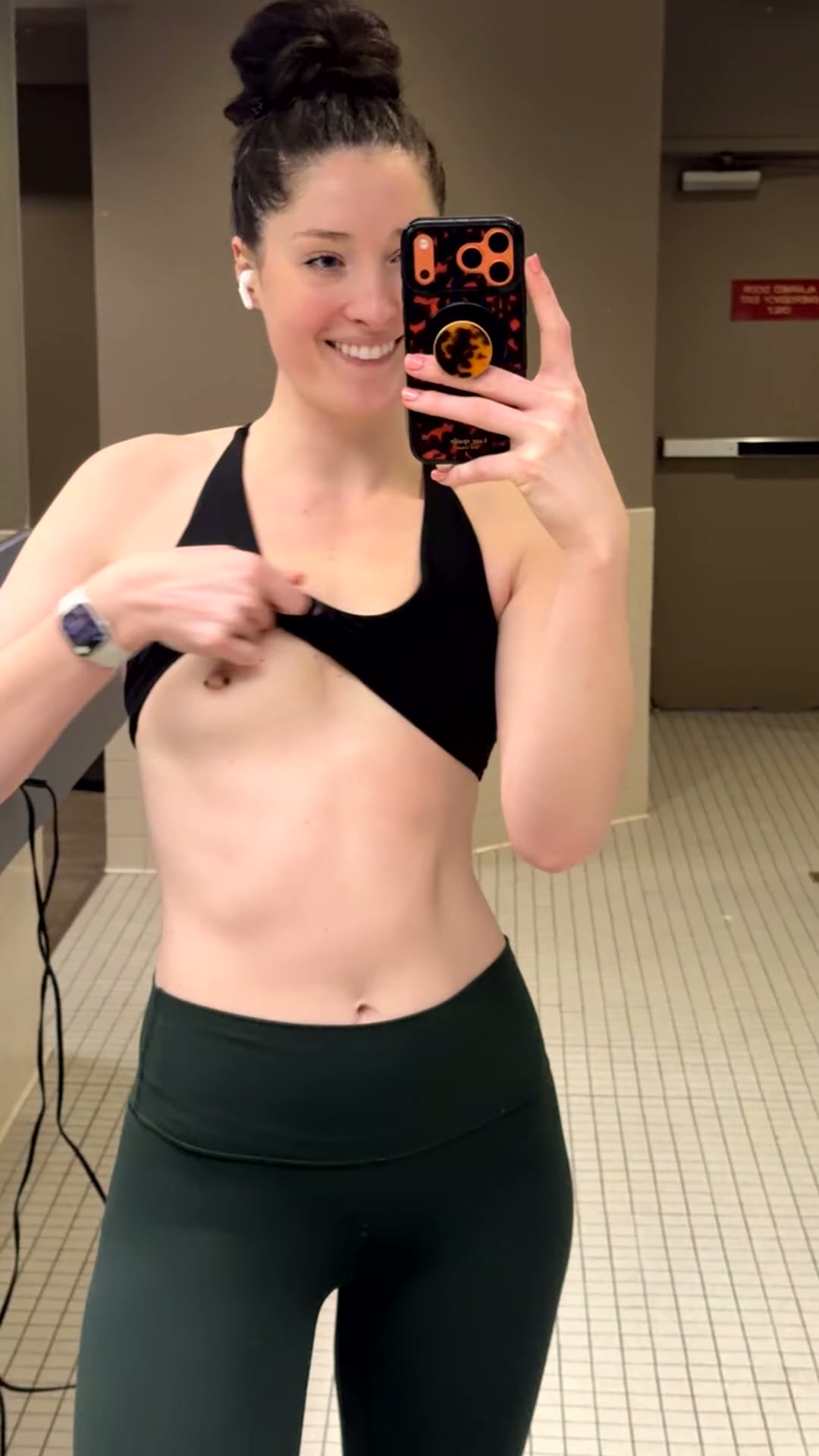 You might get lucky in the locker room