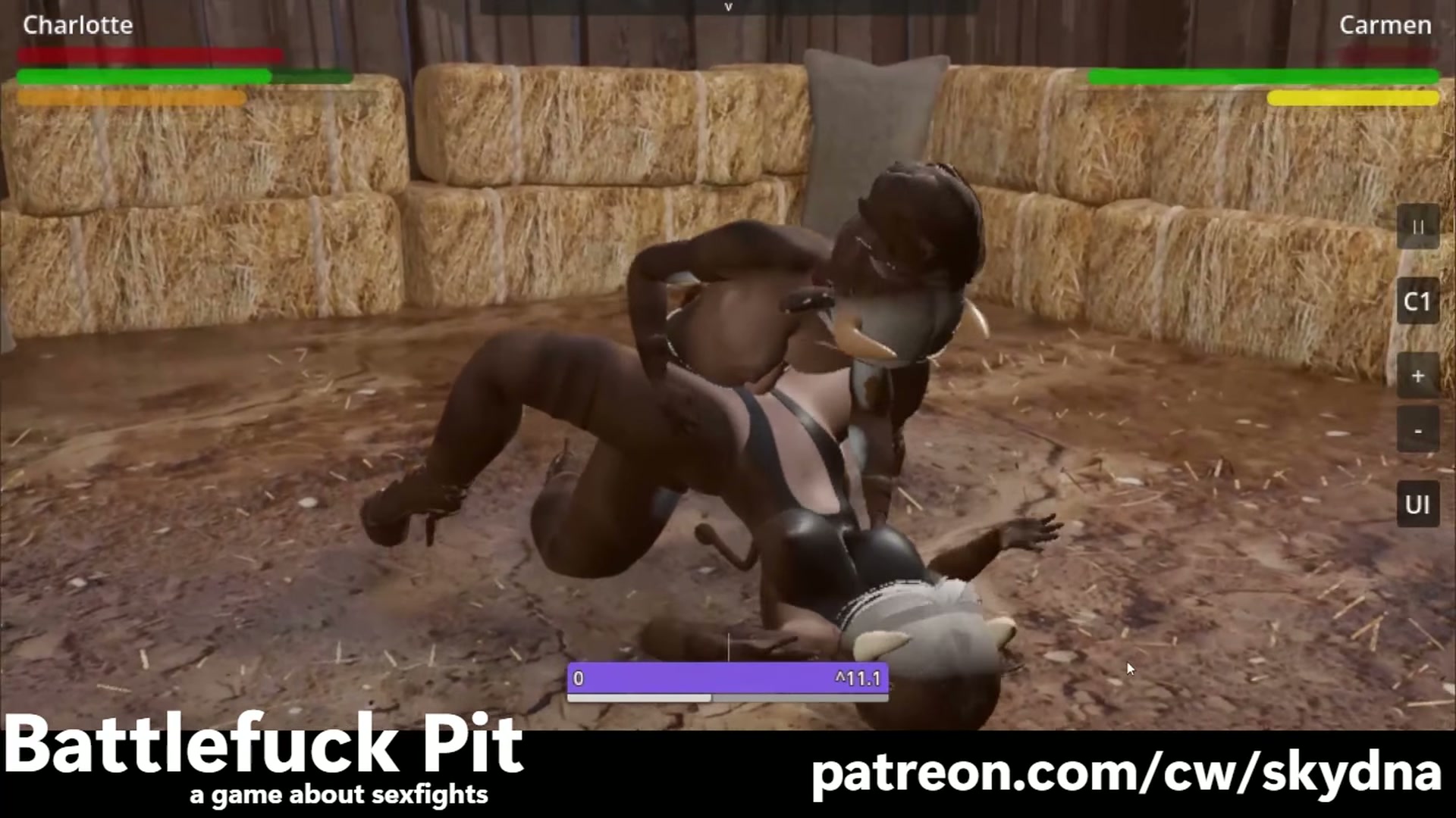 [Battlefuck Pit] Farm wars: Cow vs Cow