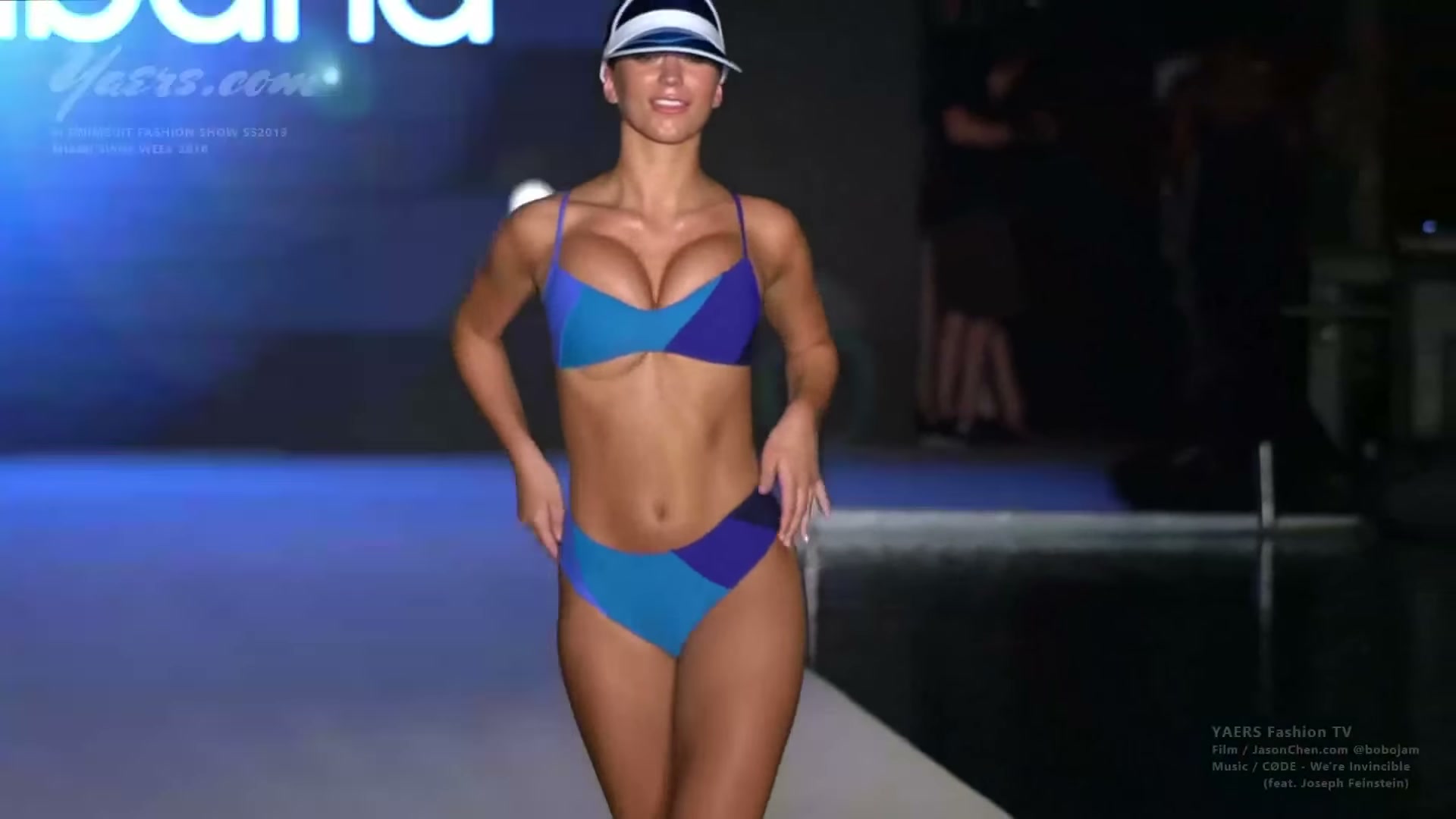 Erin Willerton prancing down the runway