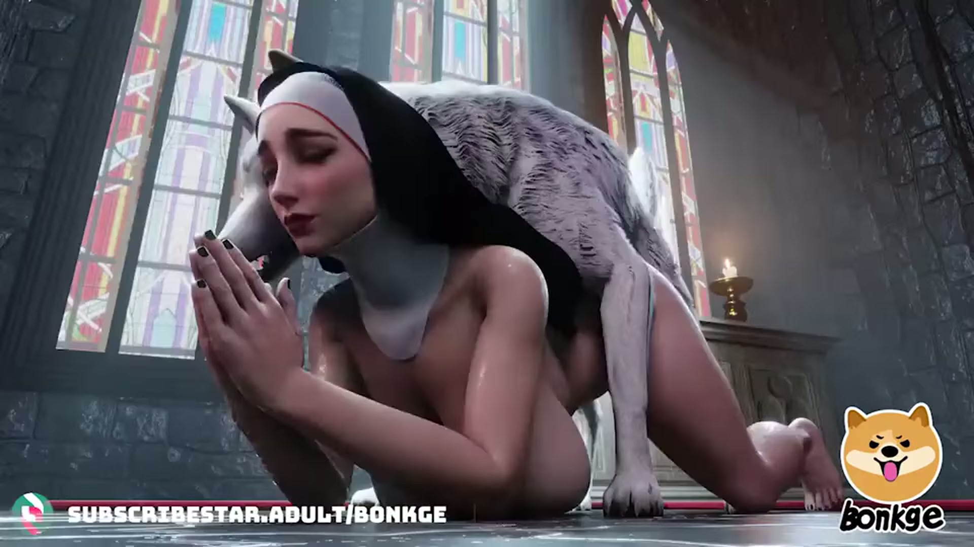 Pray for the knot! (bonkdoge 3d)