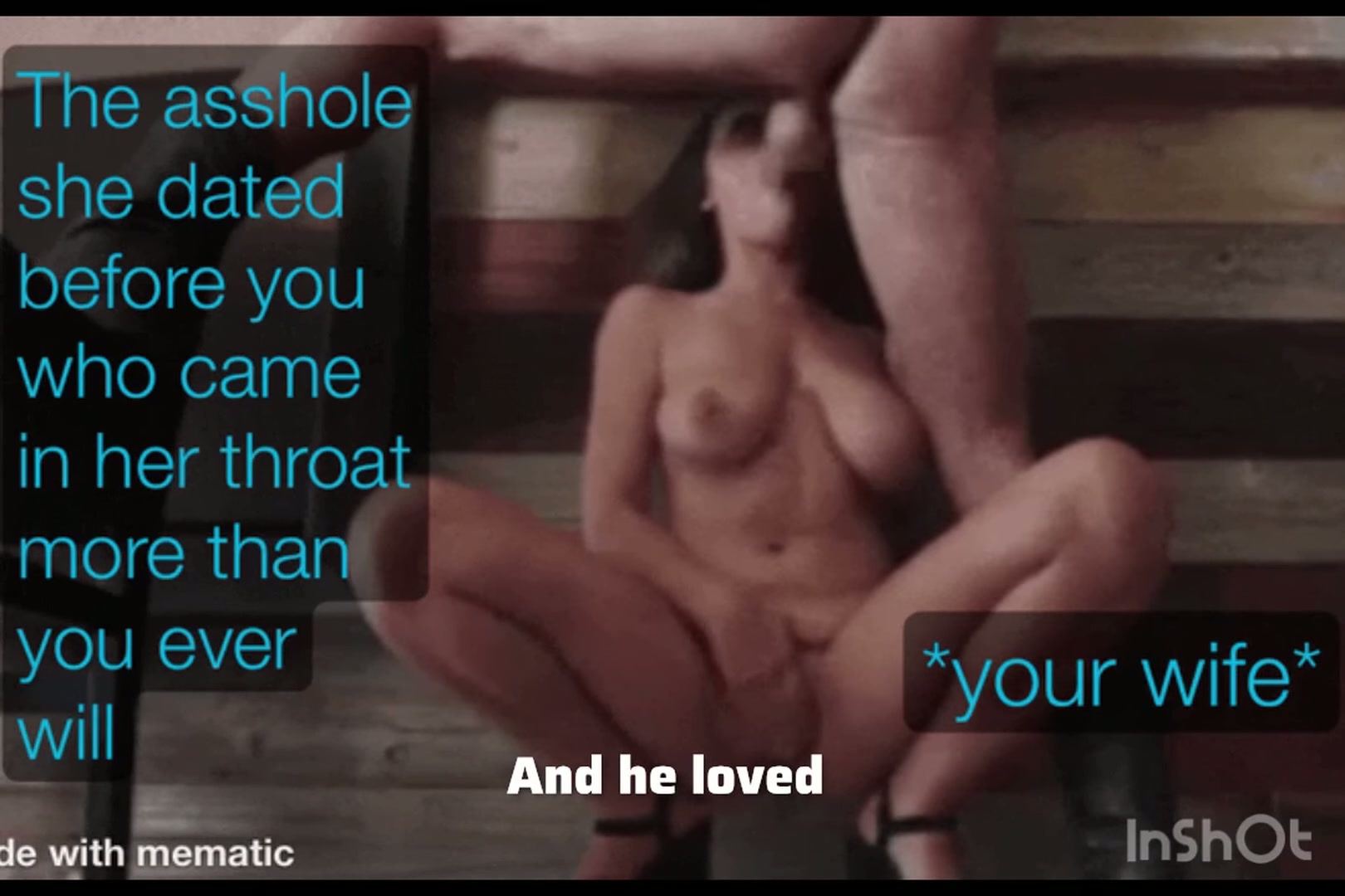 The guy loved to fill her throat (audio)