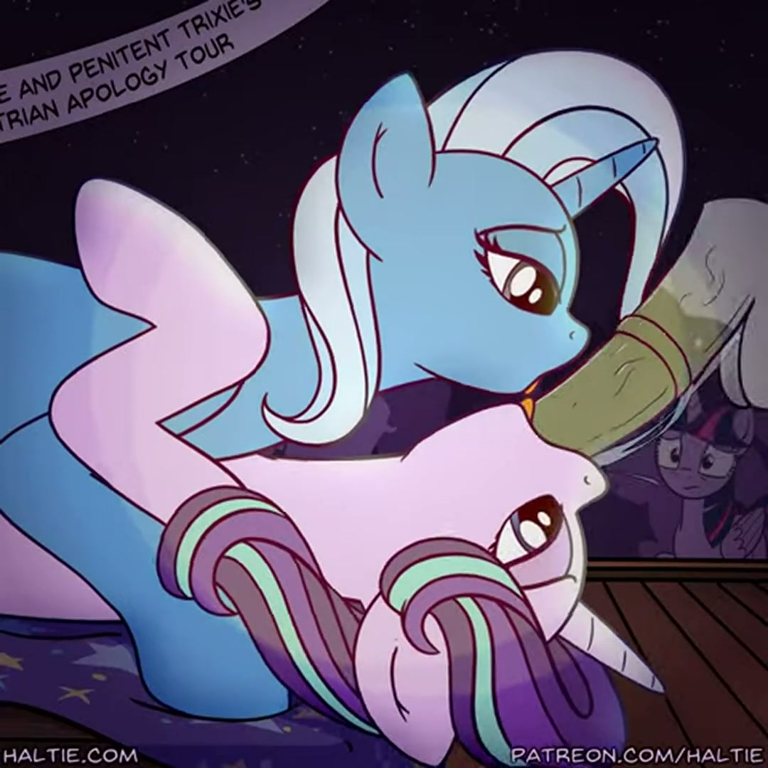 Would you love to play with Trixie while getting stabbed by a horsecock? [FMF] (haltie)
