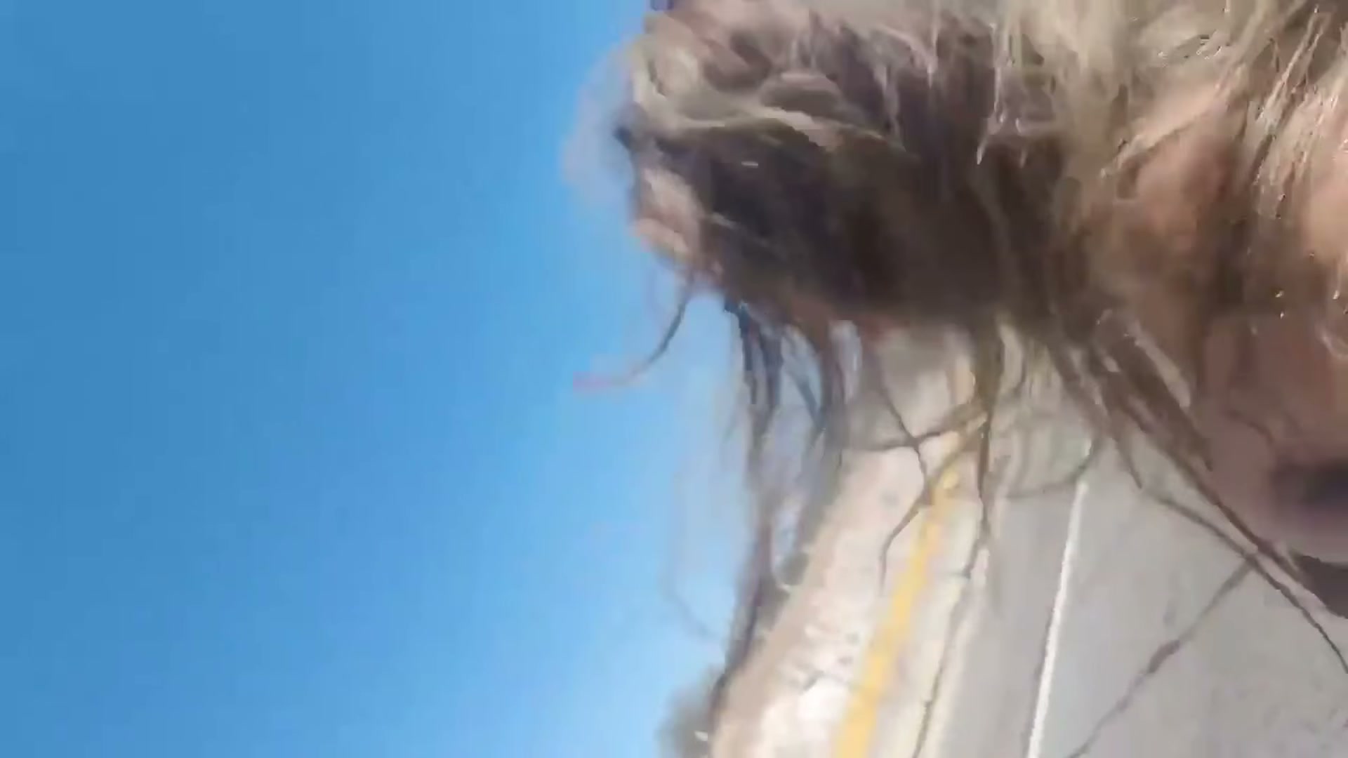 A couple having sex next to the highway