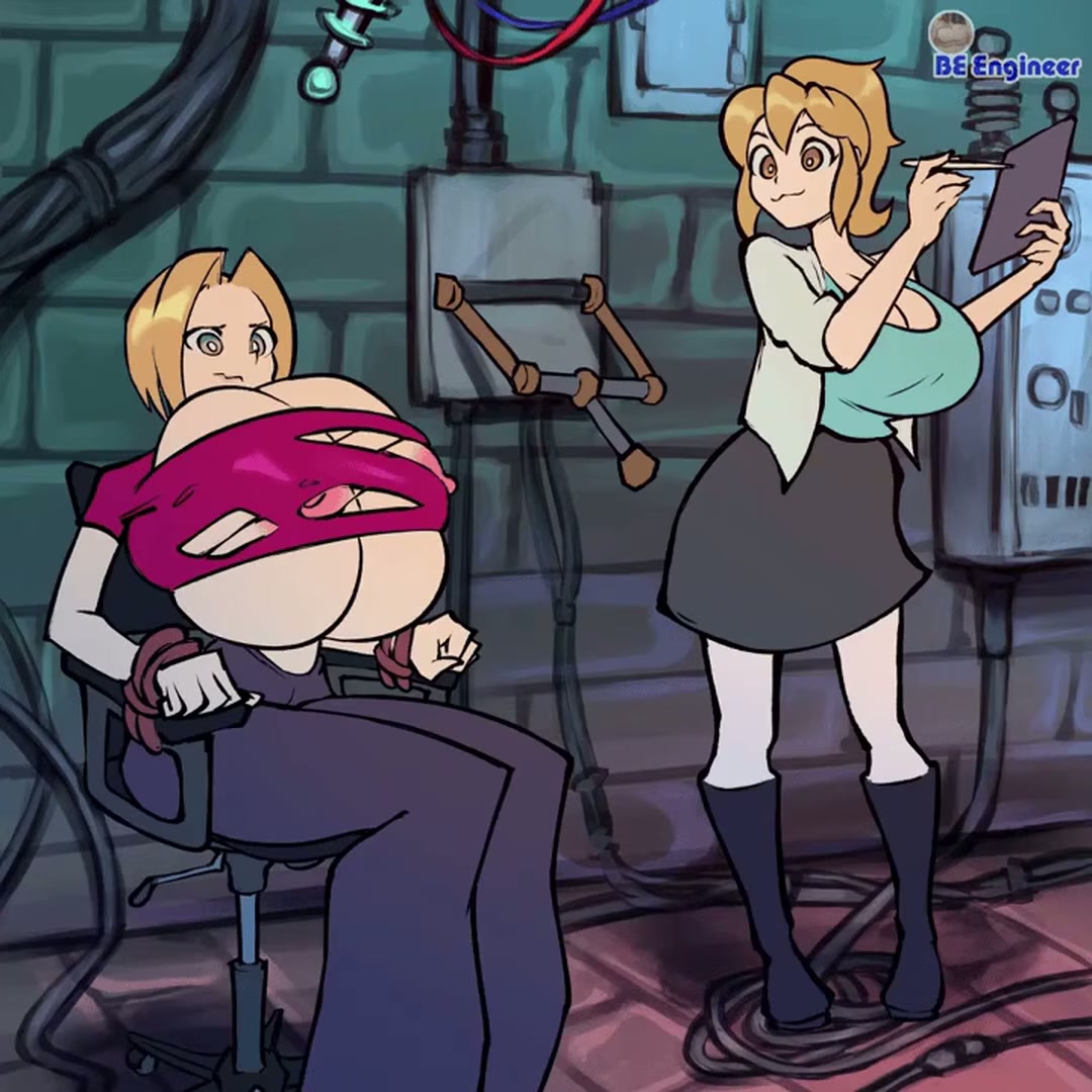 For SCIENCE! by Thefuckingdevil and BEEngineer (Animation BE Hyper Lactation)
