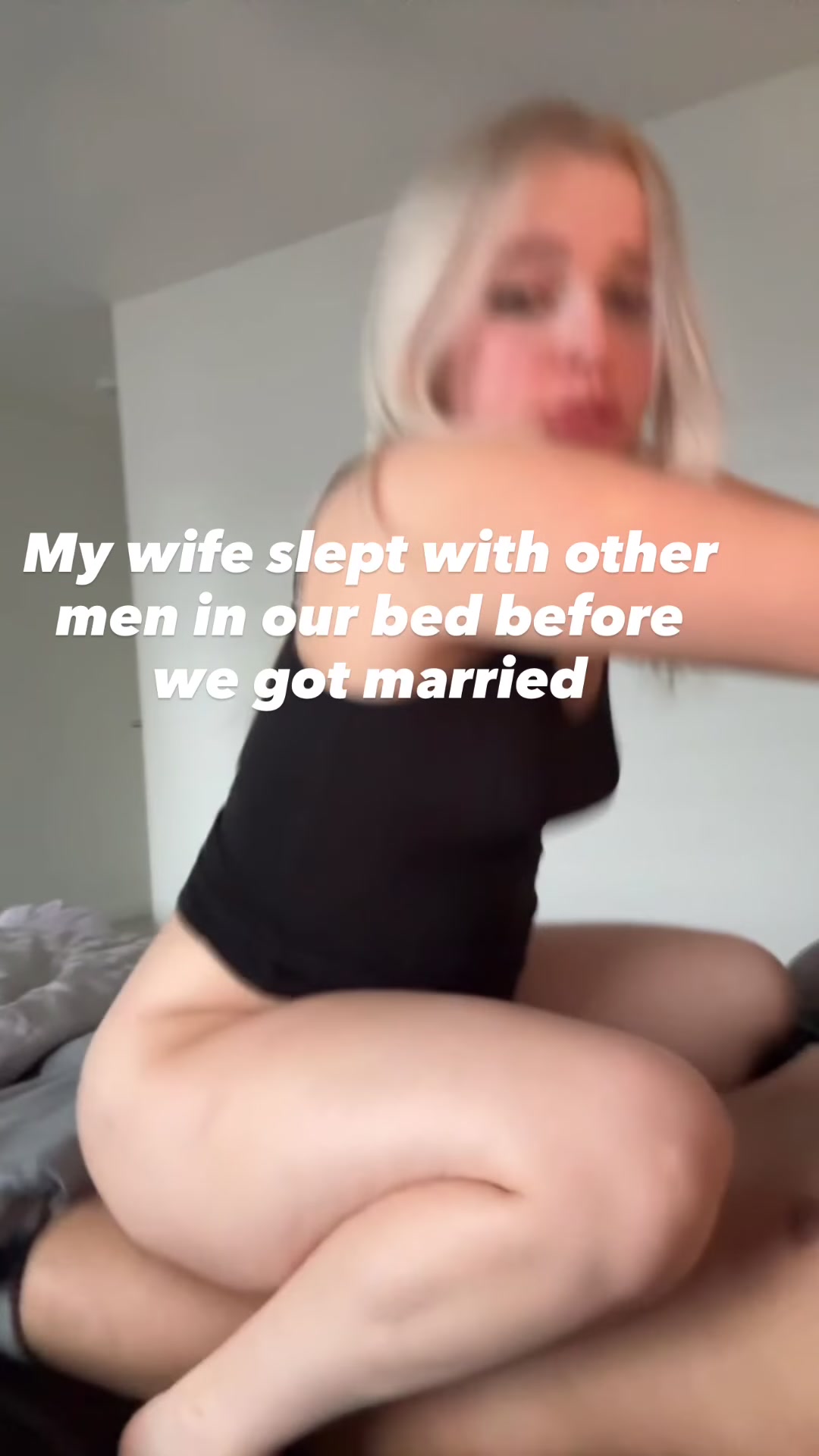 Cum stains in our bed.. now I know why