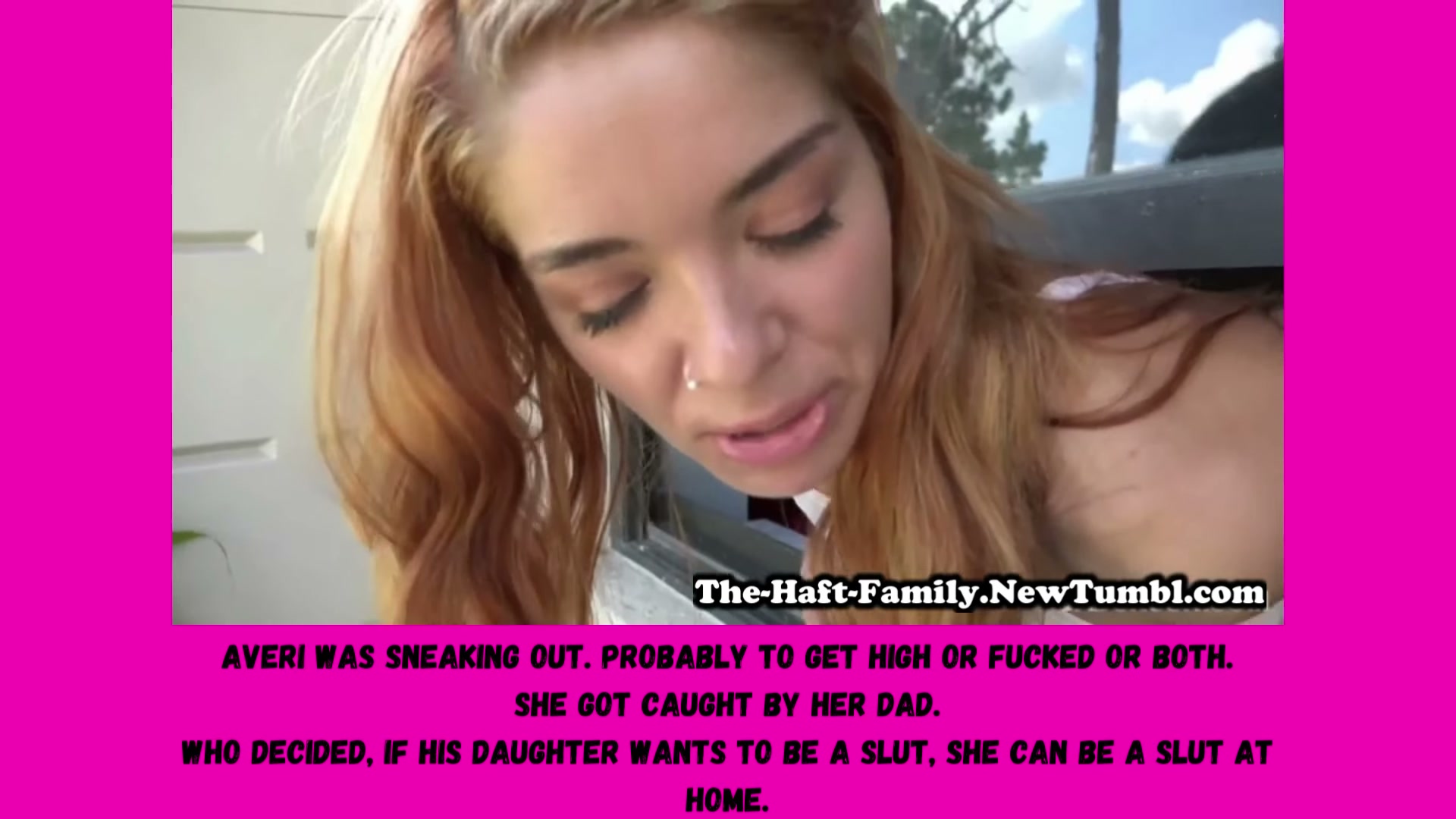 Daughter gets stuck while sneaking out and gets punished