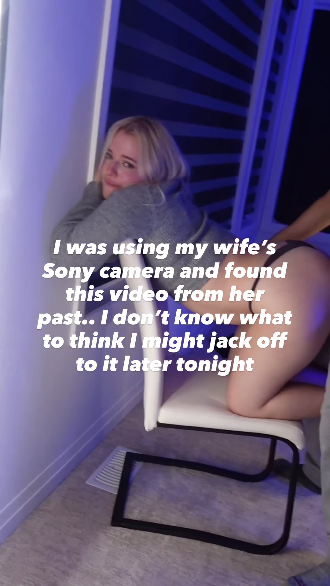 My wife made me think I was the only guy to ever creampie her.. her past seems sticky