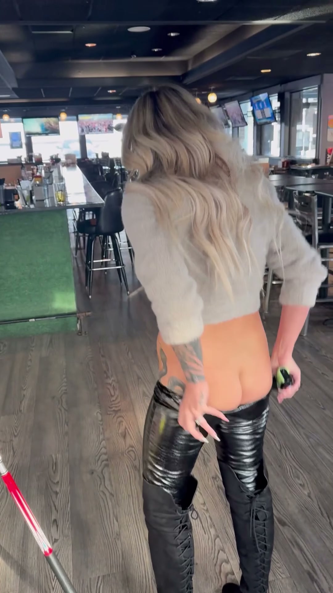 would you fuck me in front of my husband at a public bar if it was near empty?