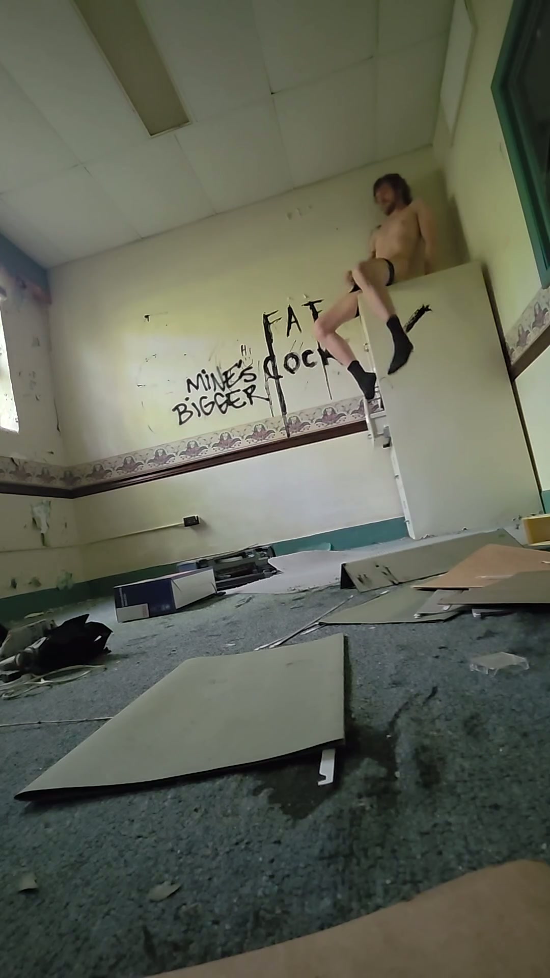 Self-portraits in abandoned jail